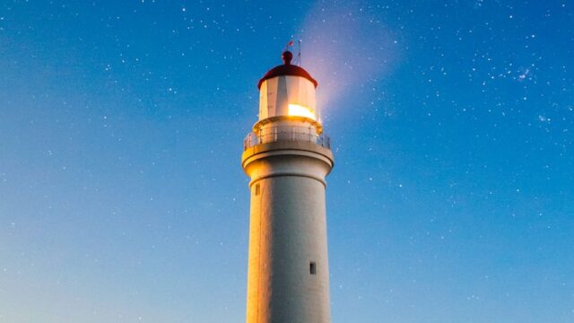 white concrete lighthouse